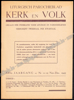 Picture of Liturgisch Parochieblad Kerk en Volk. XXVe jgn 1943. 7 nrs