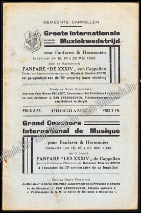 Image de Gemeente Cappellen - Groote Internationale Muziekwedstrijd voor Fanfaren & Harmoniën