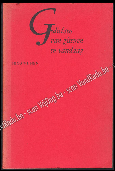 Picture of Gedichten van gisteren en vandaag. Met gesigneerde opdracht aan Jeroen Brouwers
