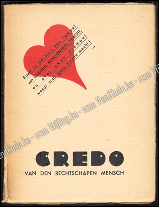 Picture of Credo van den rechtschapen mensch. Gesigneerde opdracht