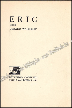 Afbeeldingen van Eric. Gesigneerd opdracht exemplaar