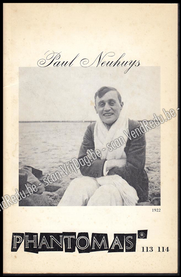 Afbeeldingen van Phantomas 113-114. Année 19, juin 1972. Paul Neuhuys, Ça n'a encore une fois pas marché. Gesigneerd
