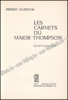 Picture of Les carnets du major Thompson. Couverture Fred Garrels