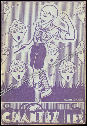 Picture of Chantez ! Les Scouts. Couverture Paul Breydel