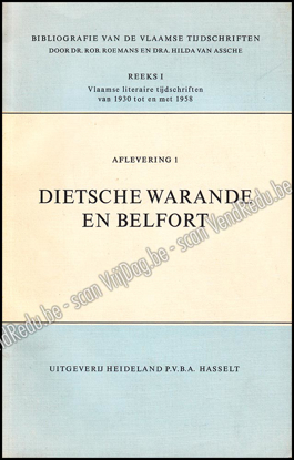 Afbeeldingen van Bibliografie van de Vlaamse Tijdschriften. Reeks I: Vlaamse Literaire Tijdschriften van 1930 t.e.m. 1965. 14 delen compleet