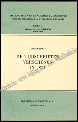 Picture of Bibliografie van de Vlaamse Tijdschriften. Reeks III: Vlaamse Literaire Tijdschriften vanaf 1969, afl. 3