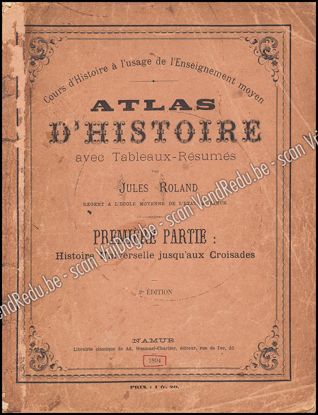 Picture of Atlas D'Histoire avec Tableaux-Résumés