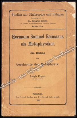 Afbeeldingen van Hermann Samuel Reimarus als Metaphysiker. Ein Beitrag zur Geschichte der Metaphysik