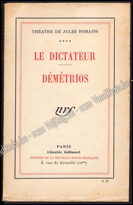 Afbeeldingen van Le Dictateur. Démétrios. Envoi autographe signé