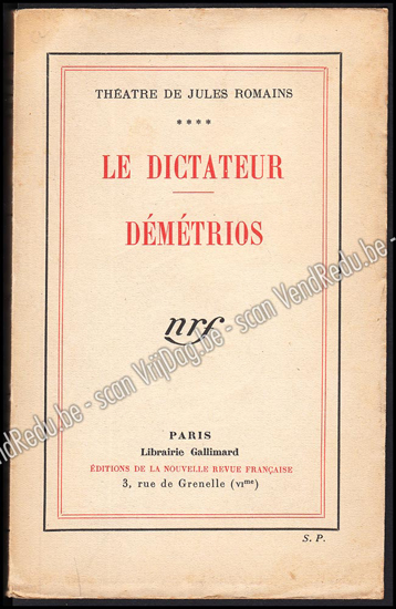 Picture of Le Dictateur. Démétrios. Envoi autographe signé