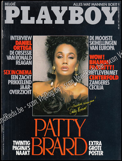 Picture of Playboy België. Alles wat mannen boeit. Nr. 1, januari 1988. Gelukkig Nieuwjaar Patty Brard