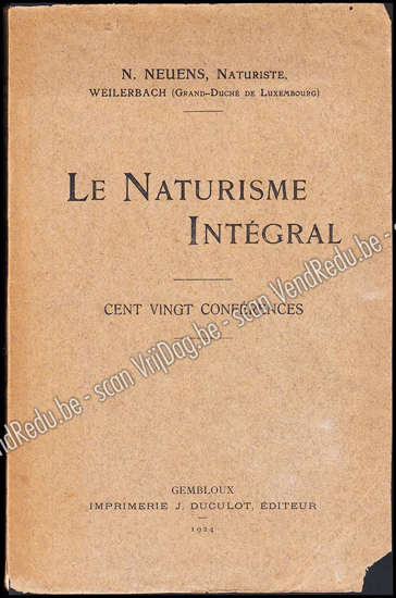 Picture of Le naturisme intégral