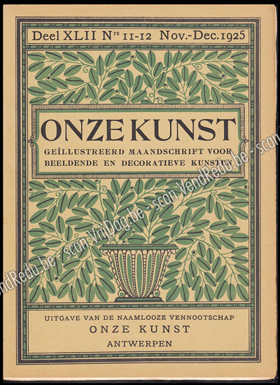 Afbeeldingen van Onze Kunst. Jg. 22, nr. 11-12. November-December 1925