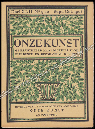 Afbeeldingen van Onze Kunst. Jg. 22, nr. 9-10. September-October 1925