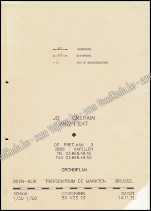Afbeeldingen van Projectdossier en Catalogus "Ogen-Blik" (Koning Boudewijnstichting). 1990–1991